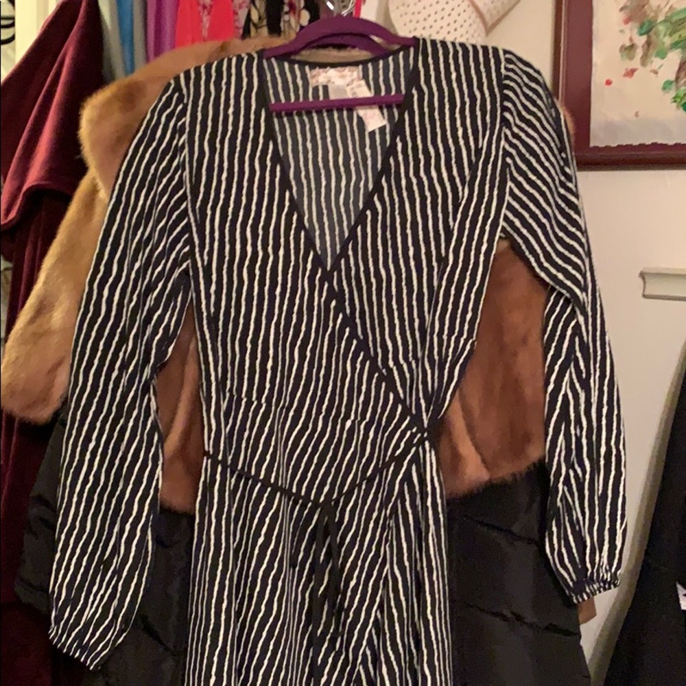 Hi-low wrap around dress- New